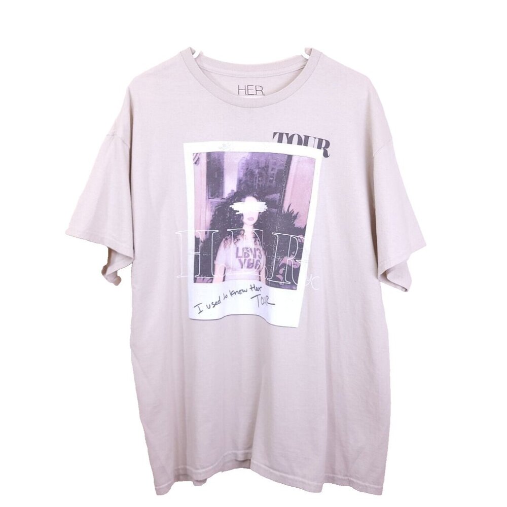 H.E.R I Used To Know HER Concert Tour T-shirt White Unisex XL